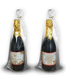 Пневмохлопушка "Шампанское"20см./20/