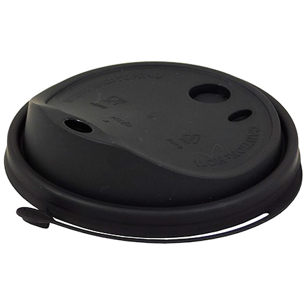 Крышка д/гор  д-80мм Флип-Топ ЧЁРНАЯ матовая (50)