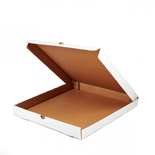 Коробка для пиццы 300х300х40мм Бело/бурый