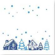 Салфетки 1-сл. 24х24см НГ "Зимний вечер" 50 шт.