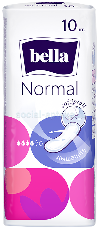 Прокладки BELLA  Normal 10 Softiplait б/кр.