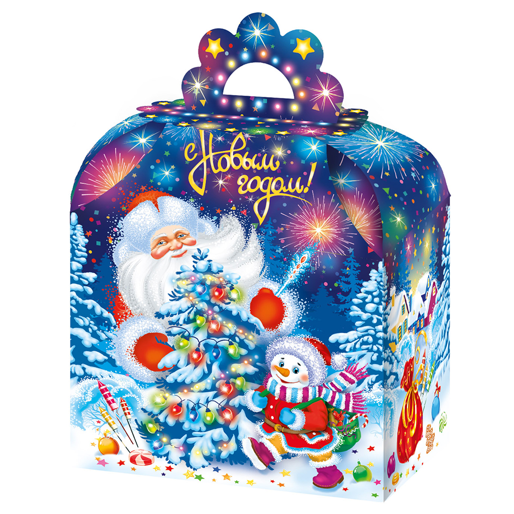 Коробка подарочн. 1 кг"Морозко"