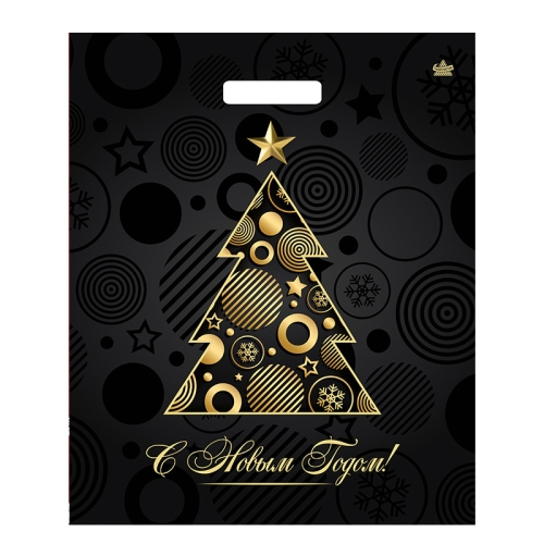 Пакет проруб ручка 38х45 60 мкр.Н.Г. ПВД "Акцент" ламинир./50/