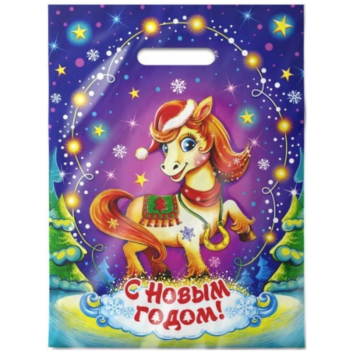 Пакет проруб ручка 30х40  30мкр ПВД "Бурка" /50./