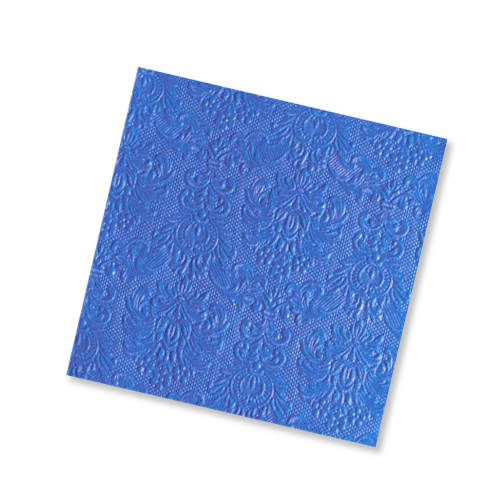 Салфетки 3-сл. 33х33см Bouquet Барокко Тёмно-синий 16шт.