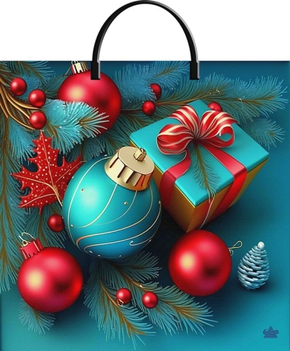 Н.Г. Пакет ПВД 36х37 "НГ Шарики NEO" 100мкм пласт ручка