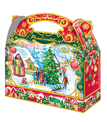 Коробка подарочн. 1,5кг"Ретро  (220*90*200)