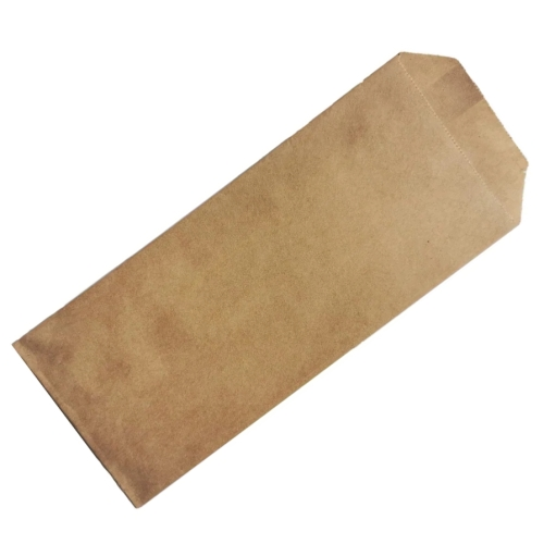 Пакет бумажный под столовые приборы 220х70 Крафт 70гр./100 шт./