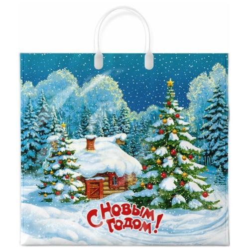 Н.Г. Пакет ПВД 38х35 " Чудный лес" 90мкр пласт.ручка