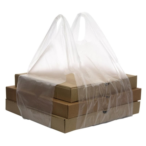 Майка ПНД 43+30х70  14мкн прозрачная для перноски коробок (100шт/уп)