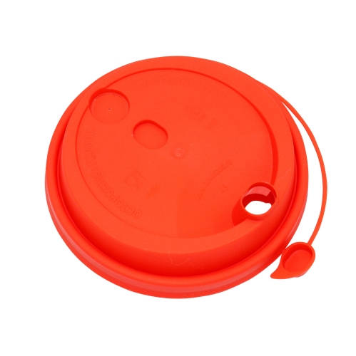 Крышка д/гор  д-80мм с закрыв.носиком КРАСНАЯ(50) ВЗЛП