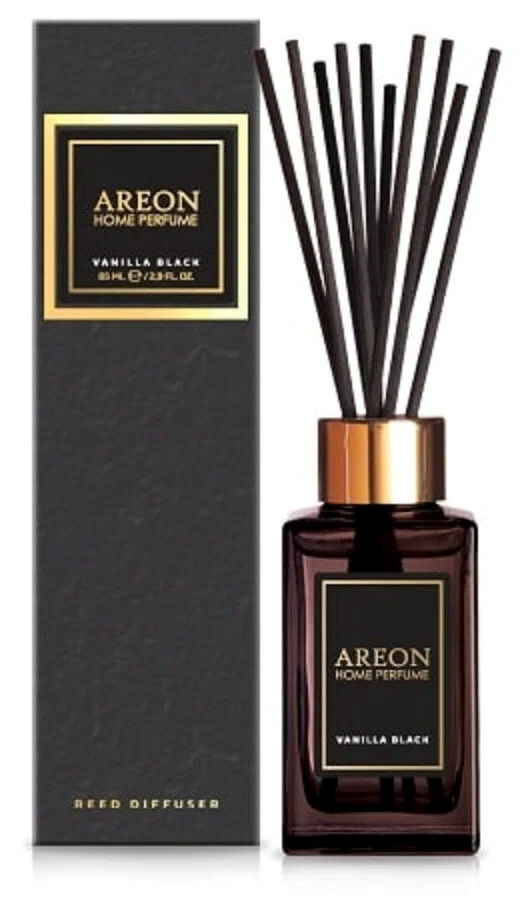 Ароматизатор диффузор AREON PERFUME STICKS PREMIUM Vanilla Black 85мл.