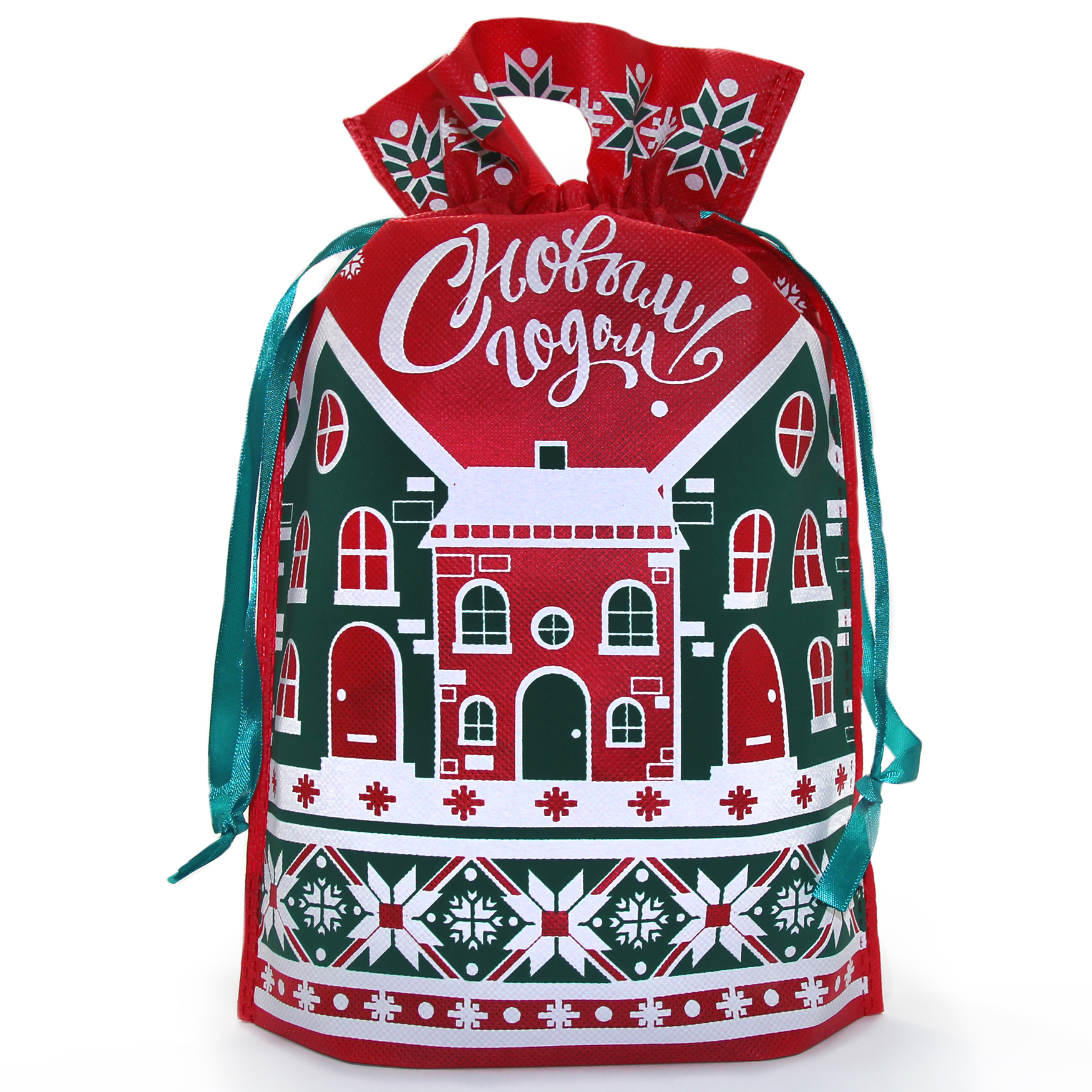 Текстильная упаковка 1,3 кг мешок Городок 23х32,5+4,5см /20/