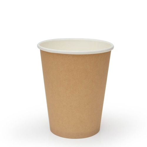 Стакан (бум) 200-260мл бумажный "Крафт" однослойный /75 шт/