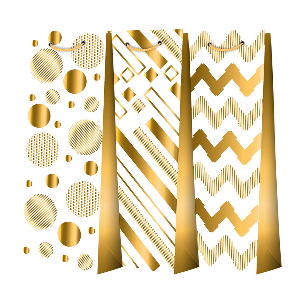 НГ Пакет ламинир. 12,3х7,8х36,2 Новый год Ассорти 3 диз.
