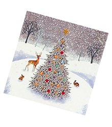 Салфетки 3-сл. 33х33см НГ "Сказочная красавица" 20шт.