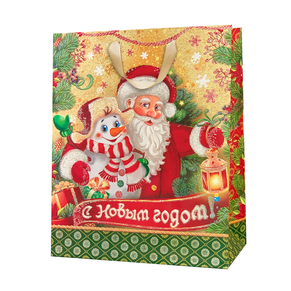 НГ Пакет ламинир. 18*10*22,7 "Дед Мороз"