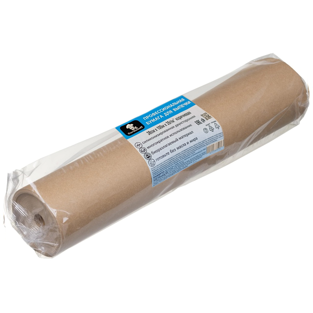 Пергамент 38 см х 100м Gurmanoff силикониз.