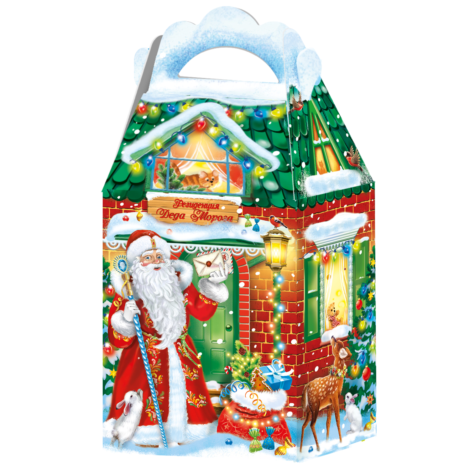 Коробка подарочн. 1,2кг"Резиденция ДМ " МКГ