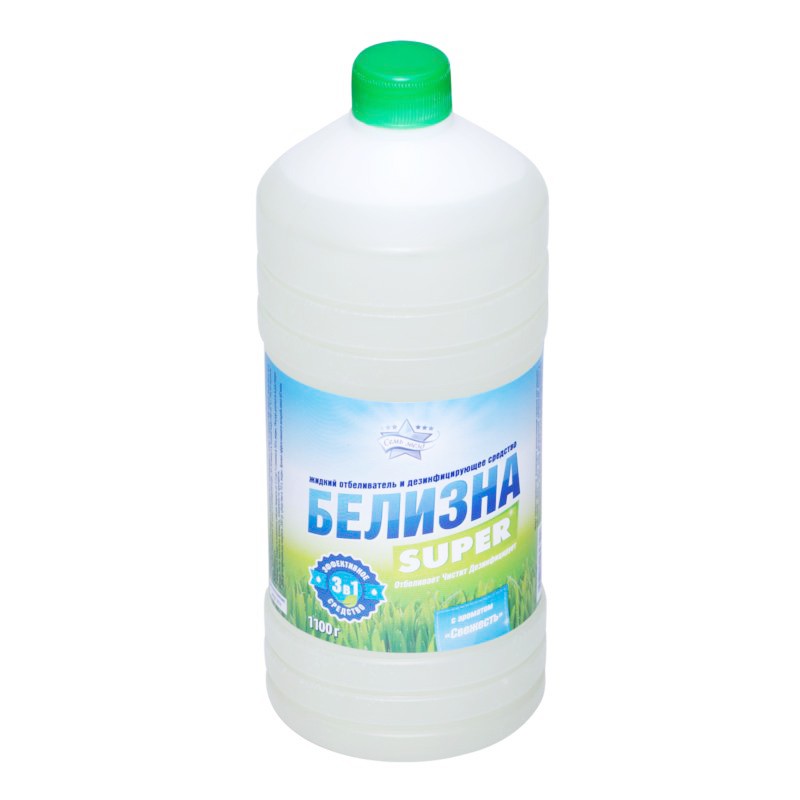 Отбеливатель "БЕЛИЗНА"SUPER концентрат 3 в1 1 л. Семь Звёзд