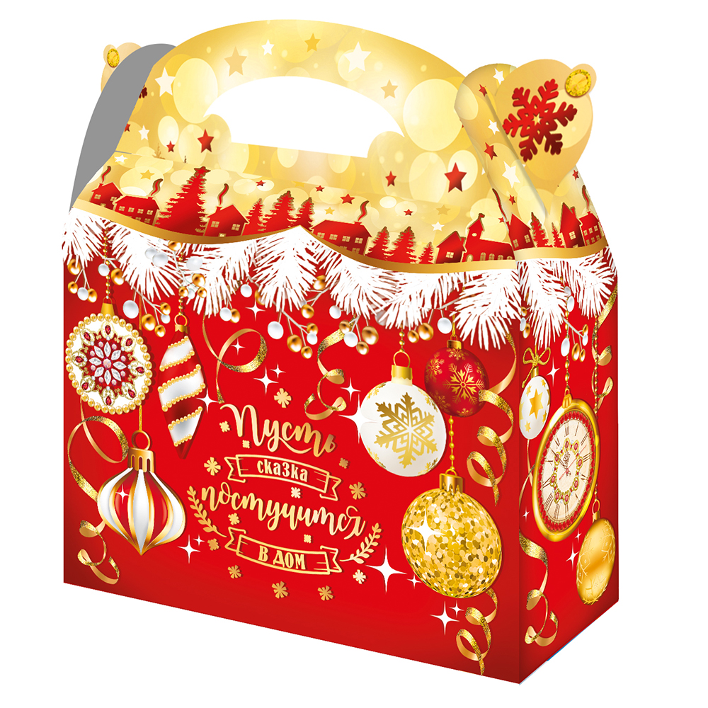 Коробка подарочн. 1,5кг"Винтаж"с тиснением(220х90х200/260мм)