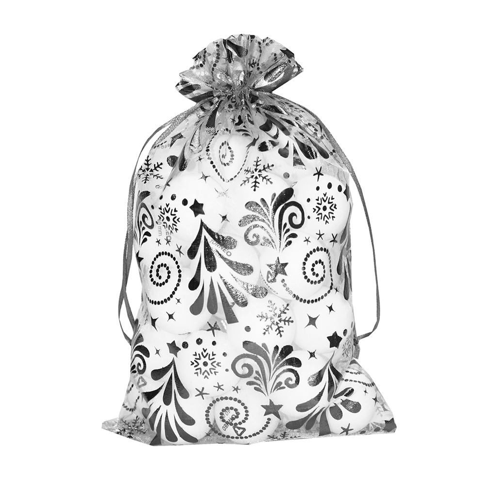 Мешочек из органзы 300х200мм.Ёлочки