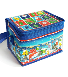 Термосумка "Зима" 2кг (20х15х15см)