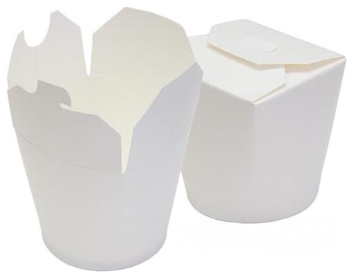 Контейнер бумажный под лапшу 750мл.белый /50/