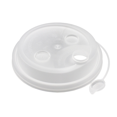 Крышка д/гор  д-90 мм.матовая с закр.носиком прозрачная СП /1000./