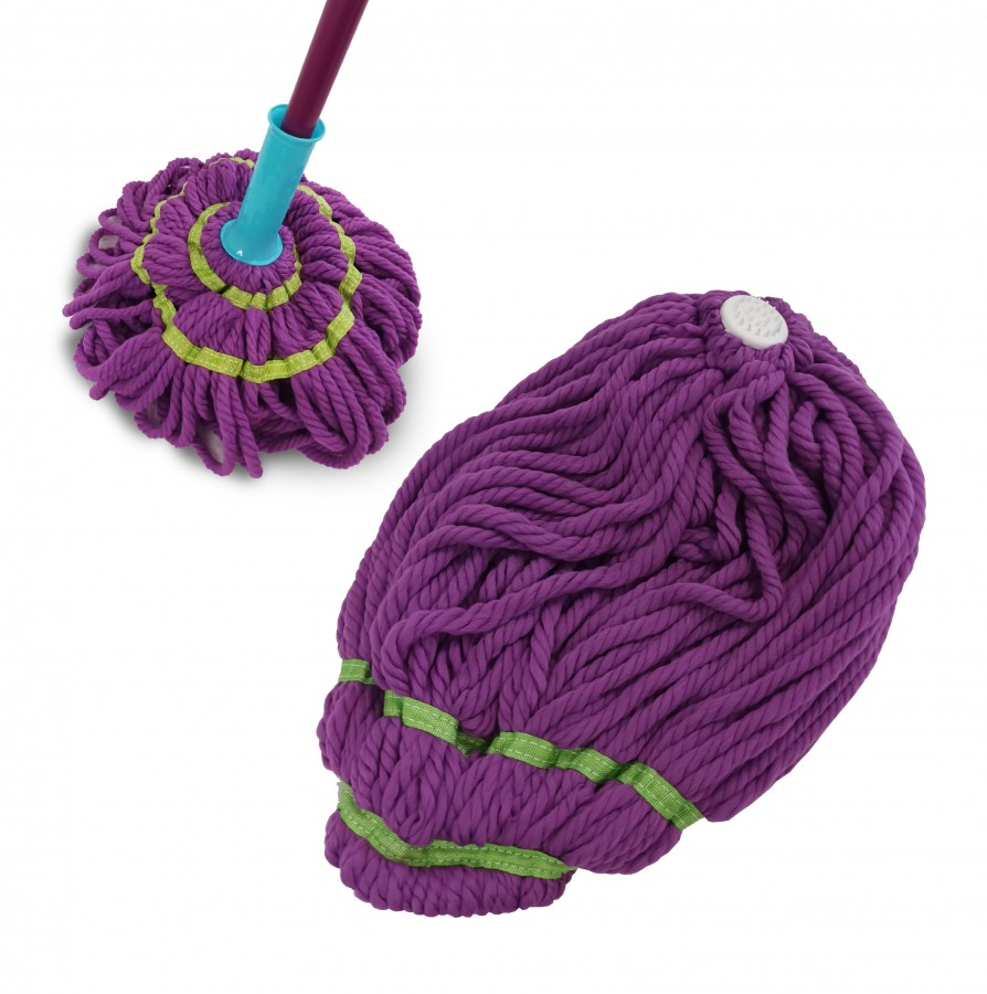 Сменнная насадка к швабре Твист Йорк из микроф.с отжимным механизмом