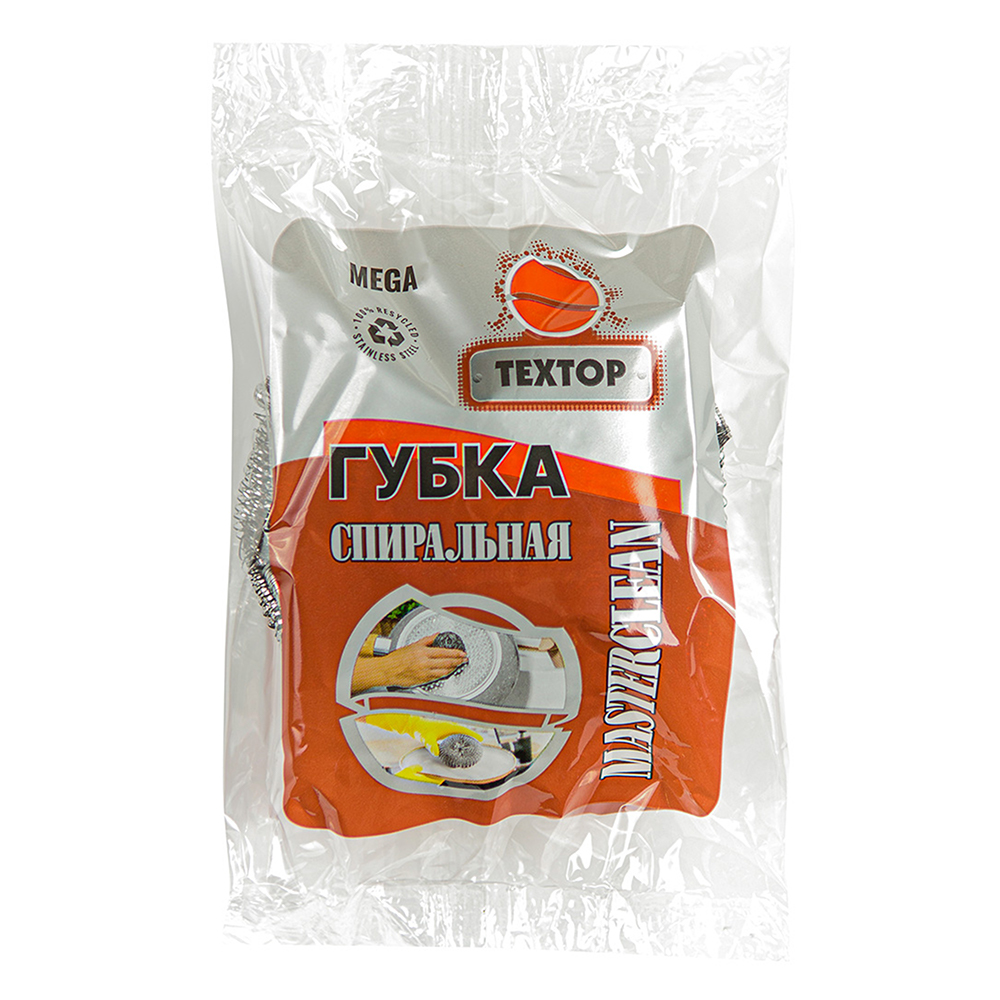 Губка металл. спиральн.TEXTOP 40гр.