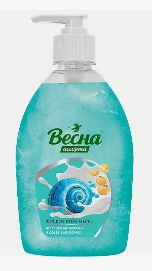 Крем-мыло  жид. ВЕСНА 280 Морские минералы и соевое молочко